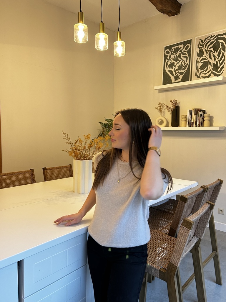 Pull Aurore beige