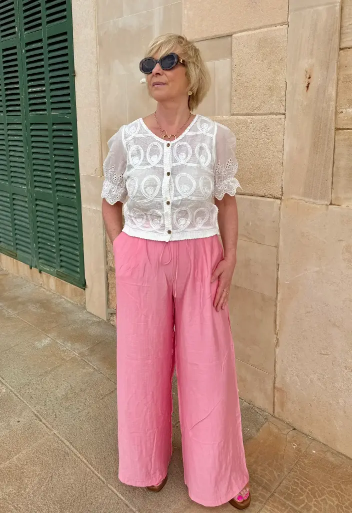 Pantalon Senes rose
