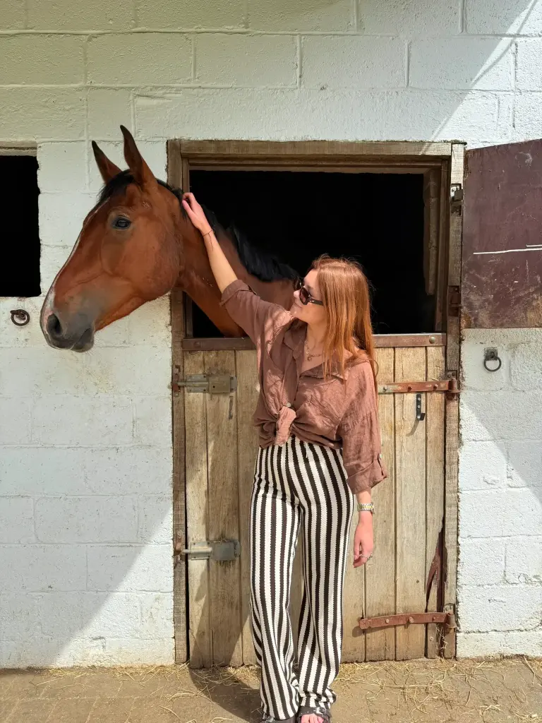 Pantalon Candice marron