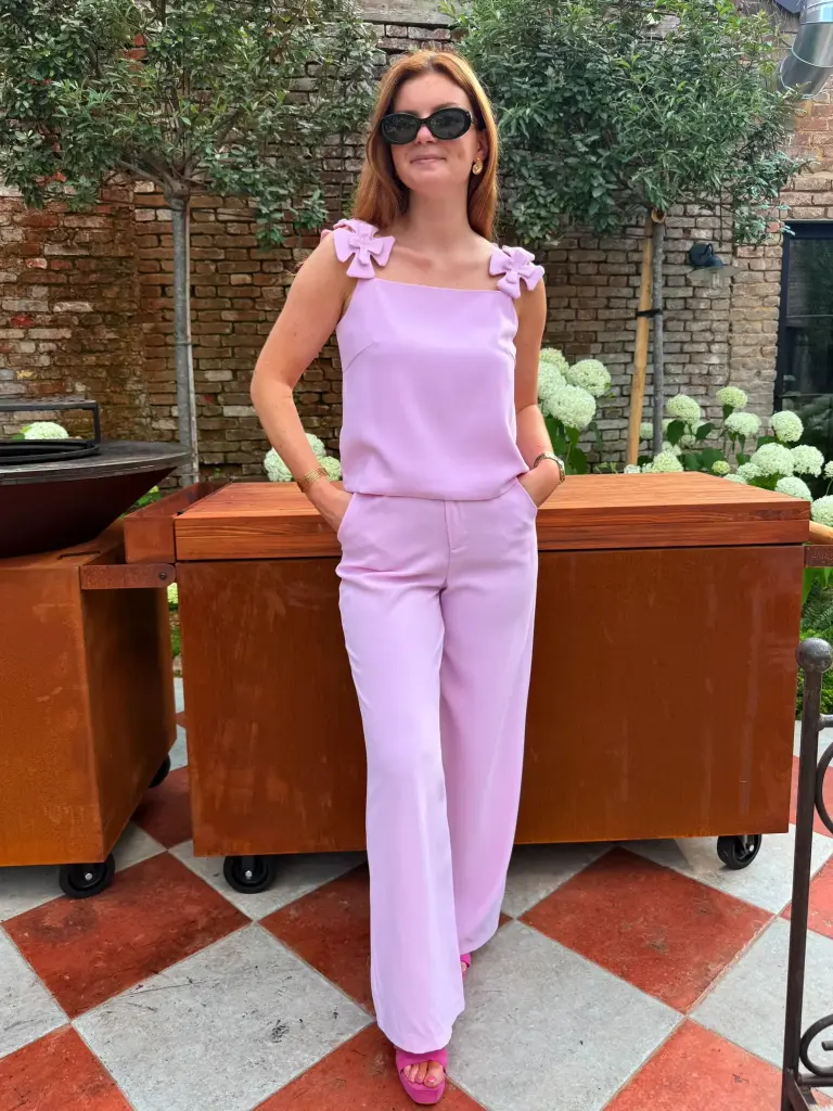 Pantalon Salma rose