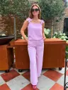 Pantalon Salma rose