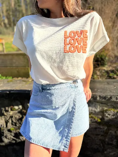 Jupe short Ester claire