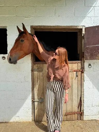 Pantalon Candice marron